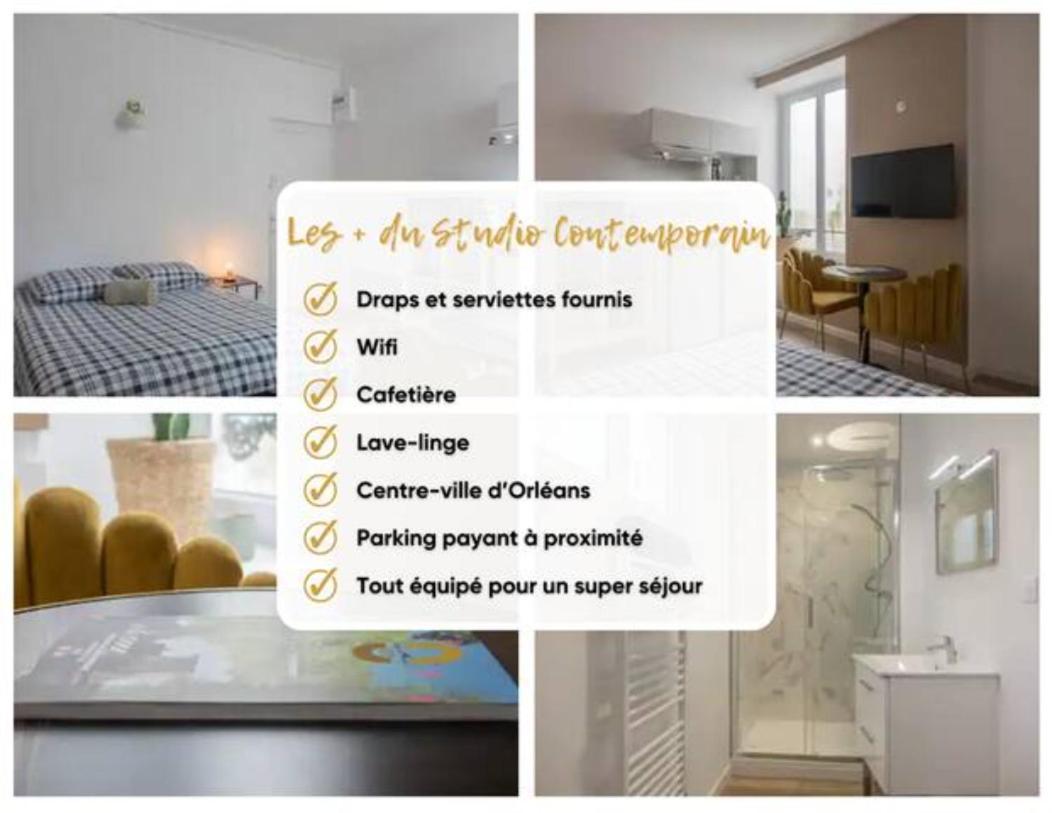 Studio Contemporain A Deux Pas De La Cathedrale Apartment ออร์เลออง ภายนอก รูปภาพ